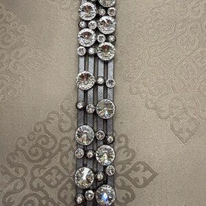 Henri Bendel Silver Crystal Bracelet